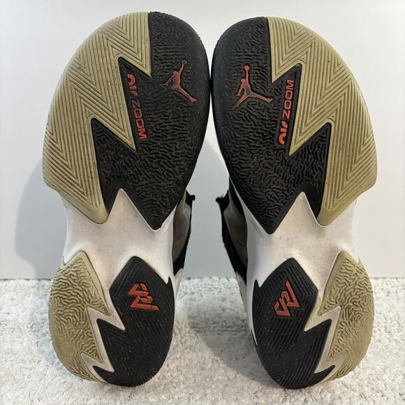 NIKE AIR JORDAN ONE TAKE 3 BLACK-BRIGHT CRIMSON-WHITE SZ 8 (DC7701-001) - Picture 7 of 14